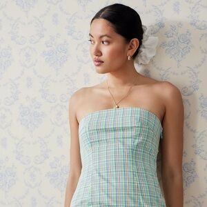 Urban Outfitters  Kimchi Blue Summer Strapless Mini Dress✨🤍